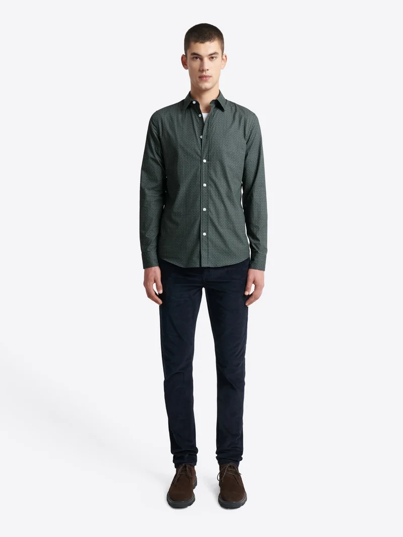Chemise à motif en coton