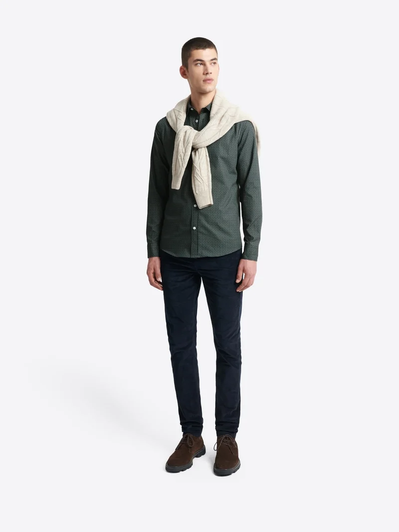 Chemise à motif en coton