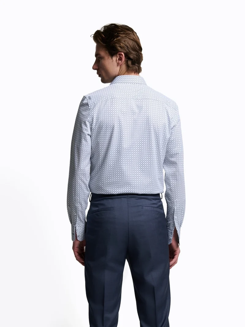 Chemise extraslim à motif