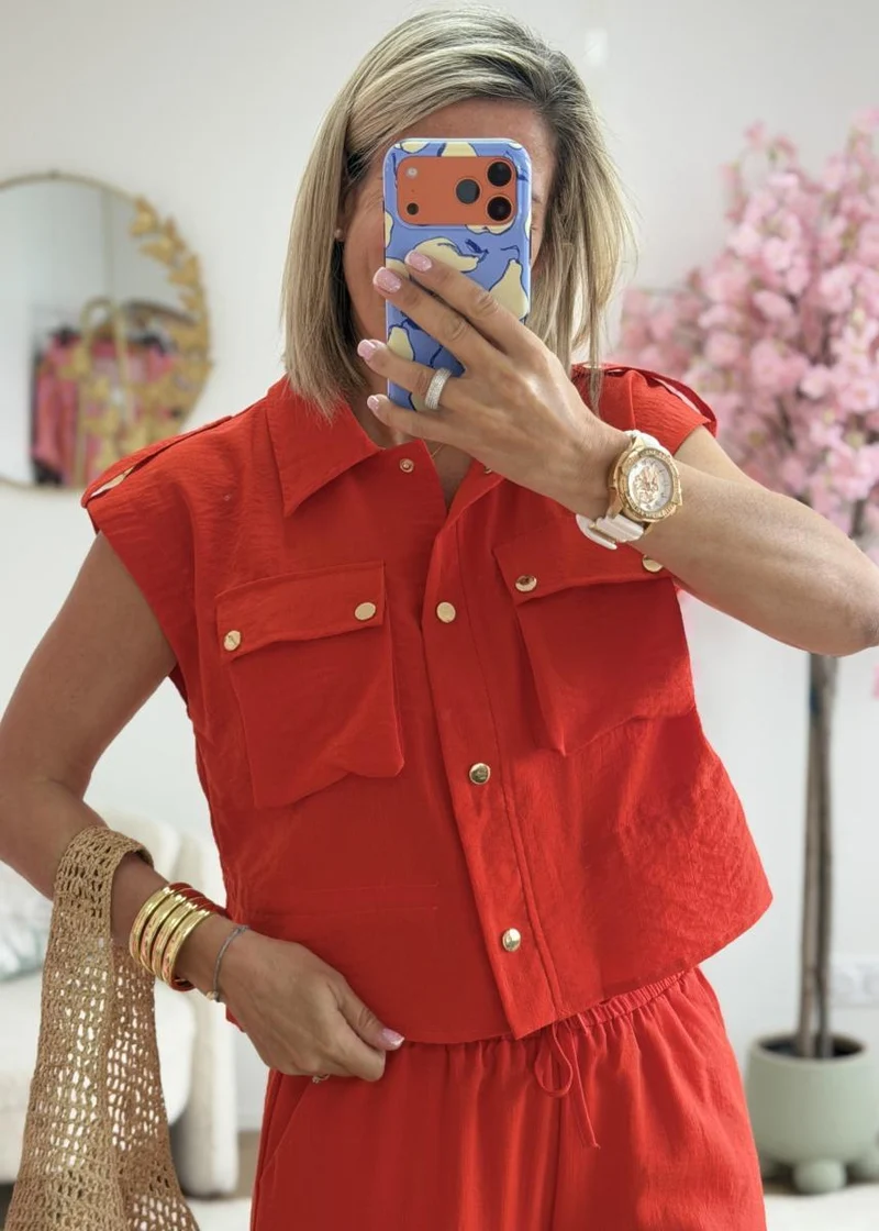 Ensemble Charline rouge