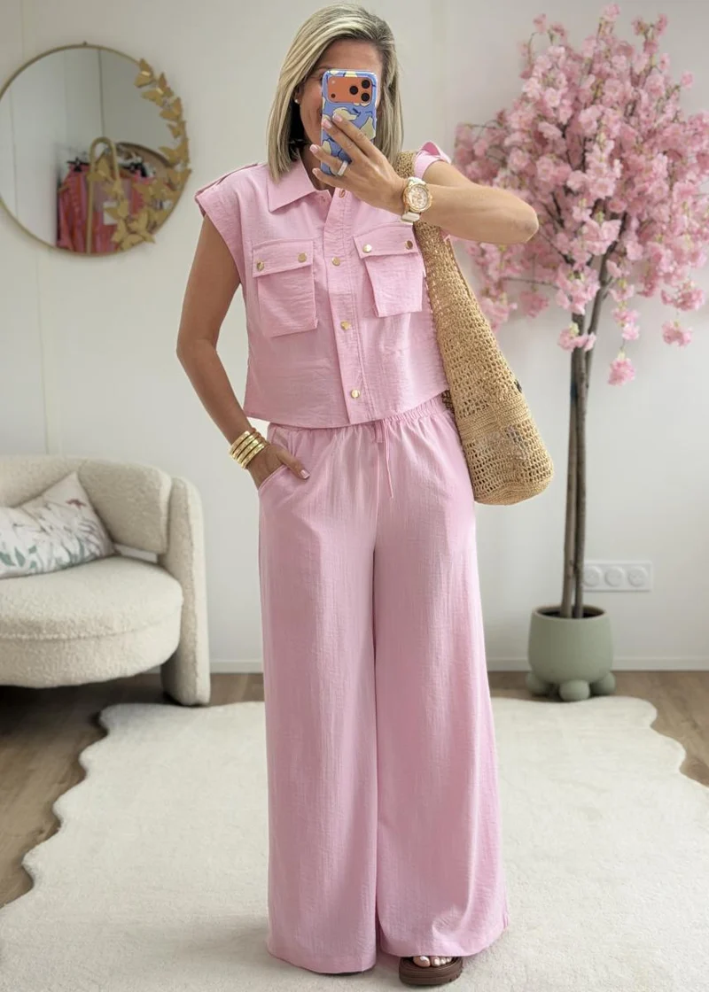 Ensemble Charline rose