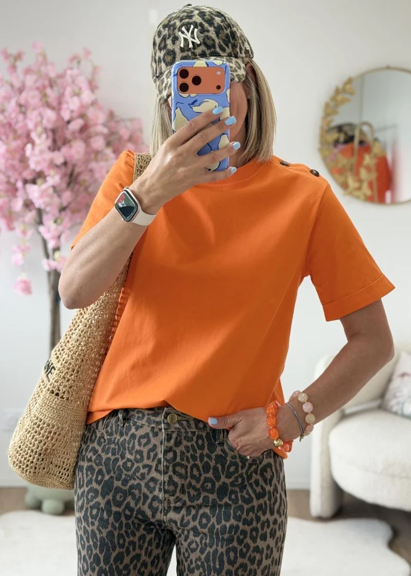 Tee shirt Lyes orange