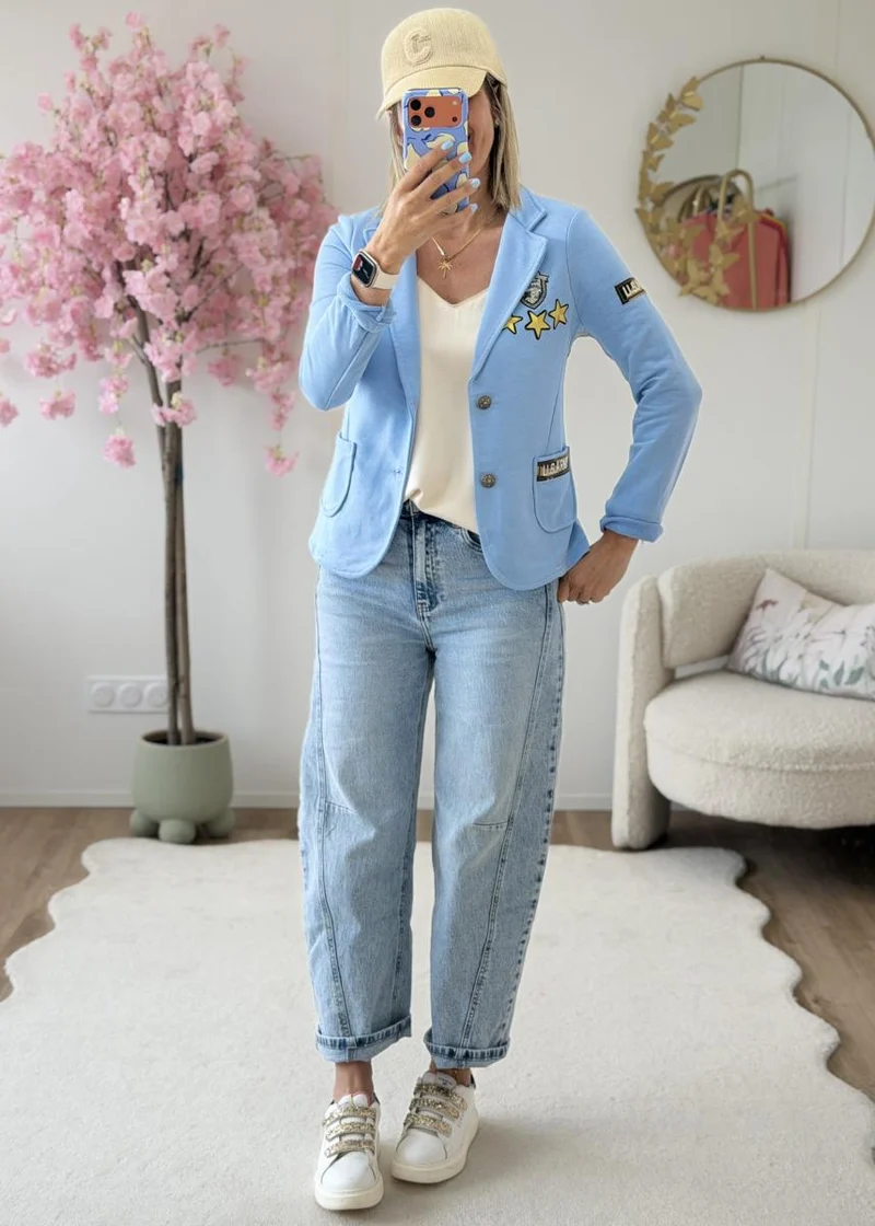 Top satiné beige