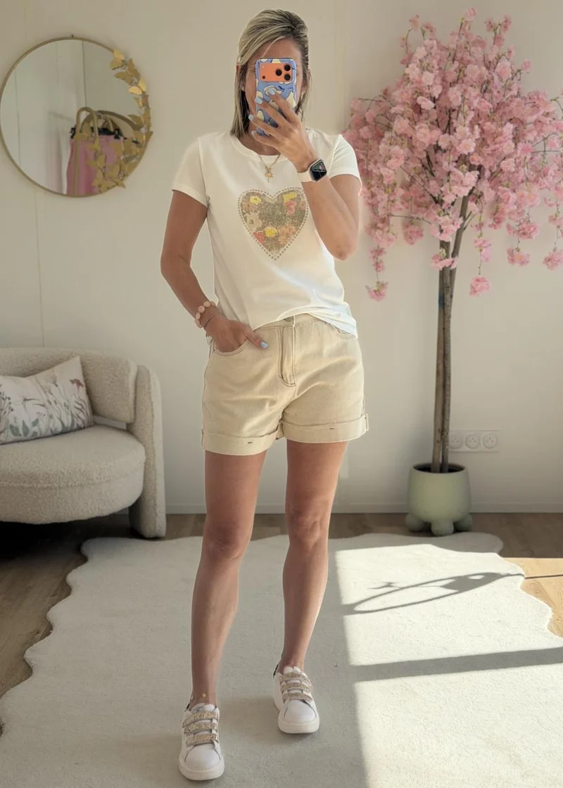 Tee shirt hope blanc