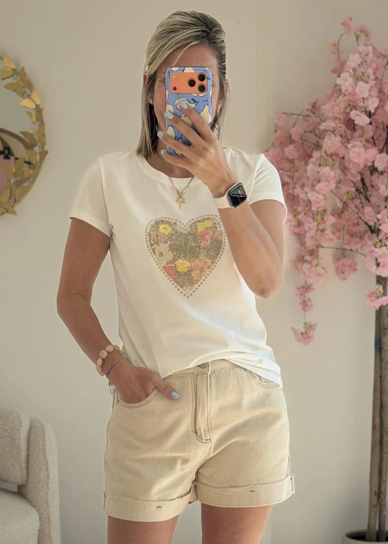 Tee shirt hope blanc