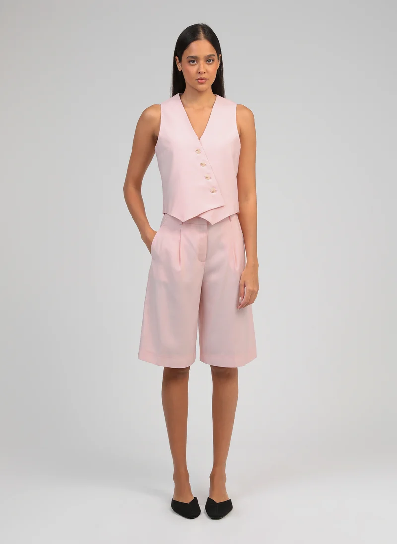 GILET ZAKINA rose