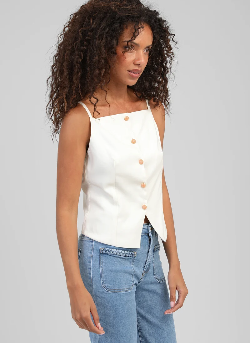 DEBARDEUR KANTIN blanc casse
