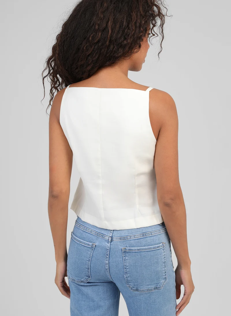 DEBARDEUR KANTIN blanc casse
