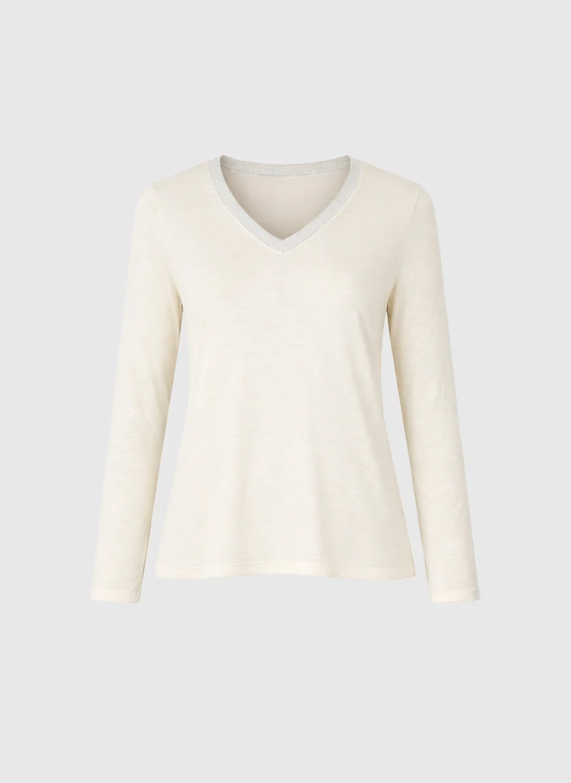 T-SHIRT TENIO ecru
