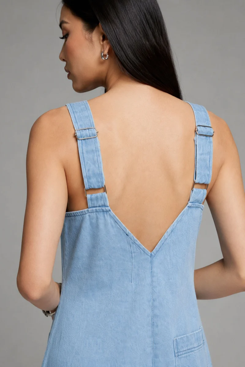 Nanae|100% Cotton Denim Dungree