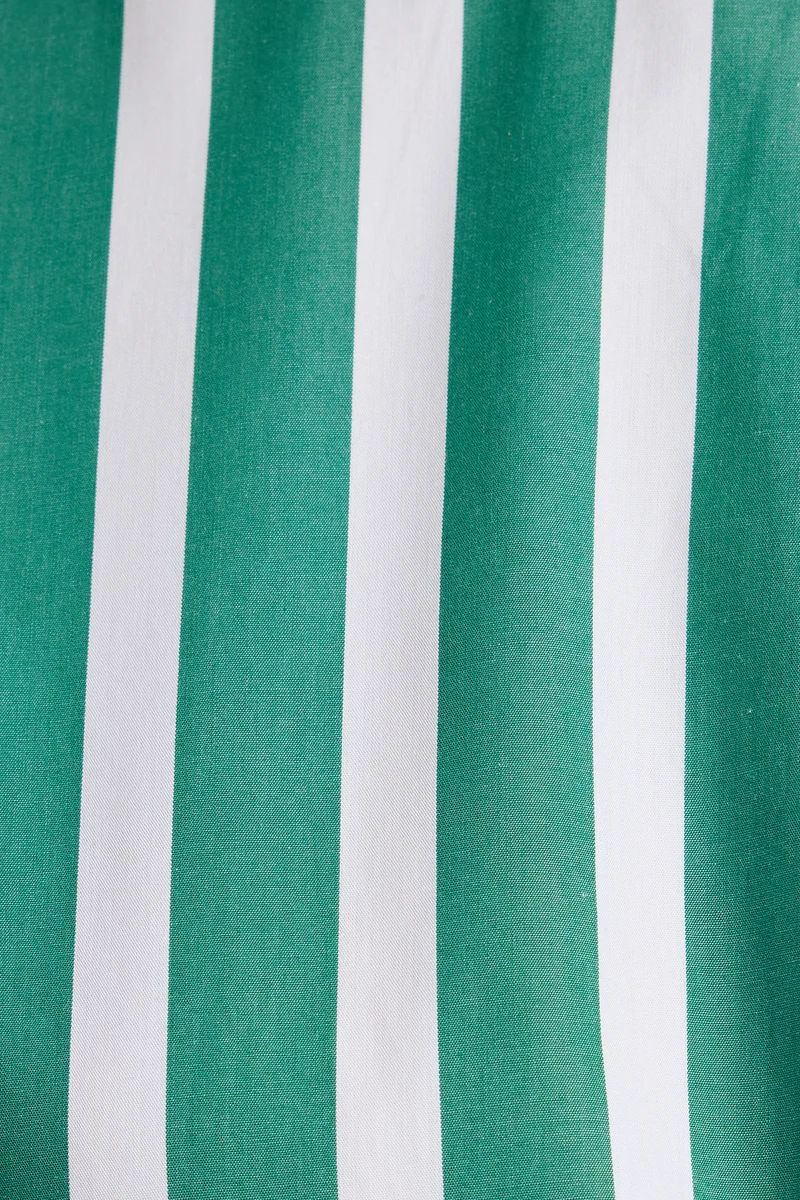 Imami|100% Cotton Striped Crop Top
