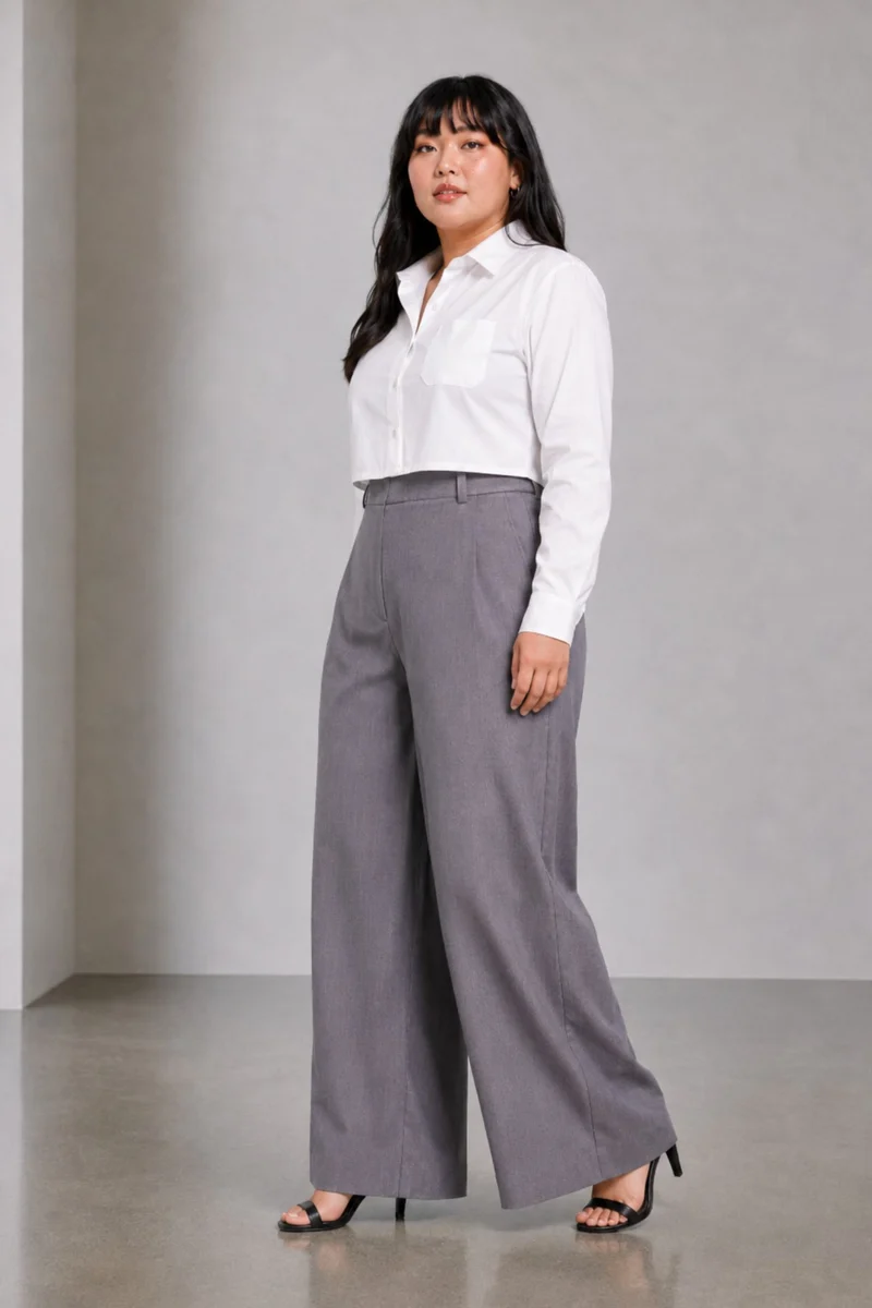 Whitney Top|100% Cotton Crop Shirt