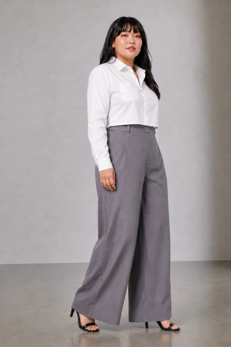 Whitney Top|100% Cotton Crop Shirt