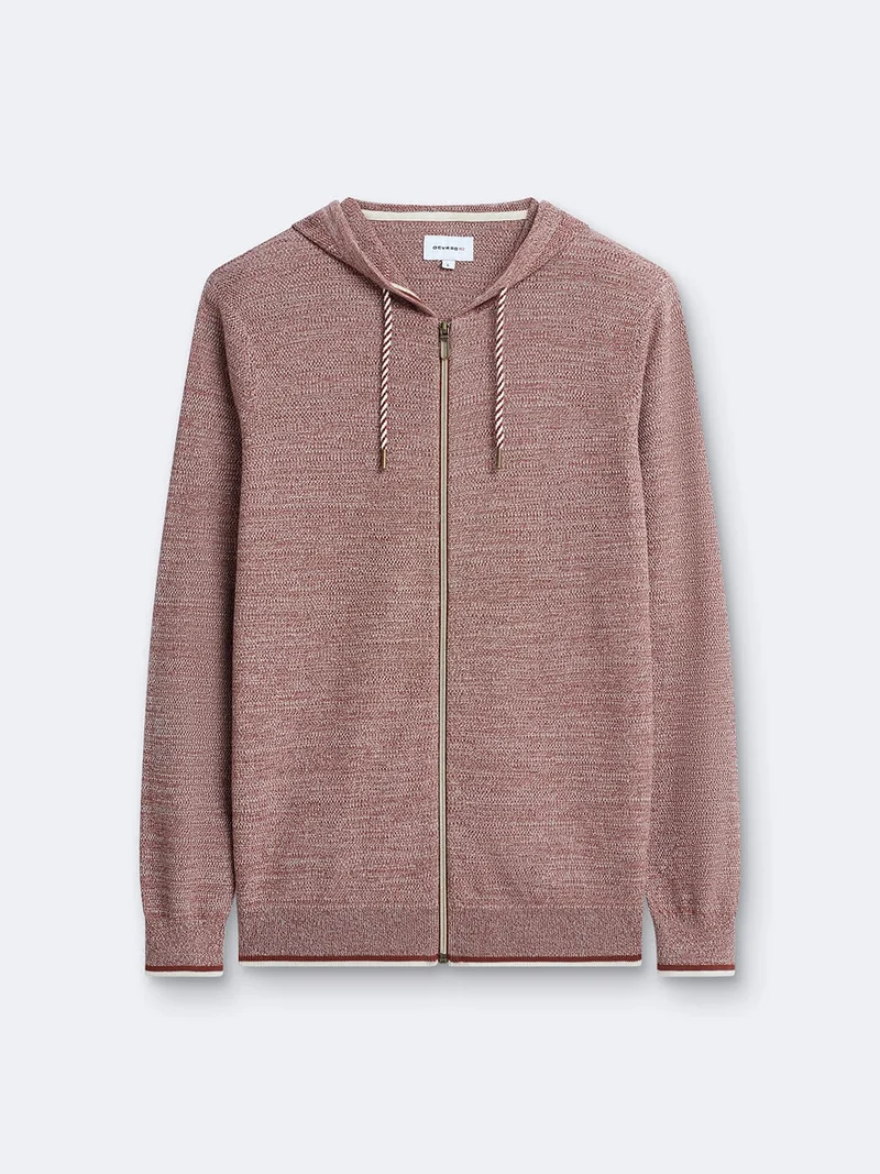 Cardigan à capuche en coton