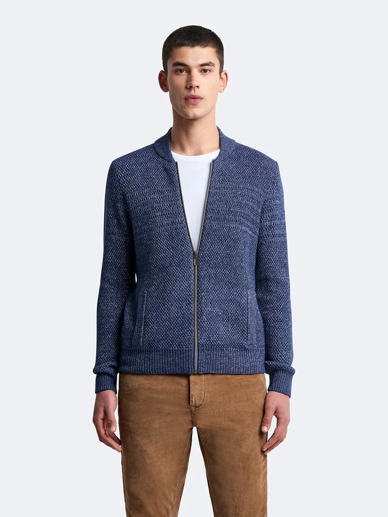 Cardigan col teddy