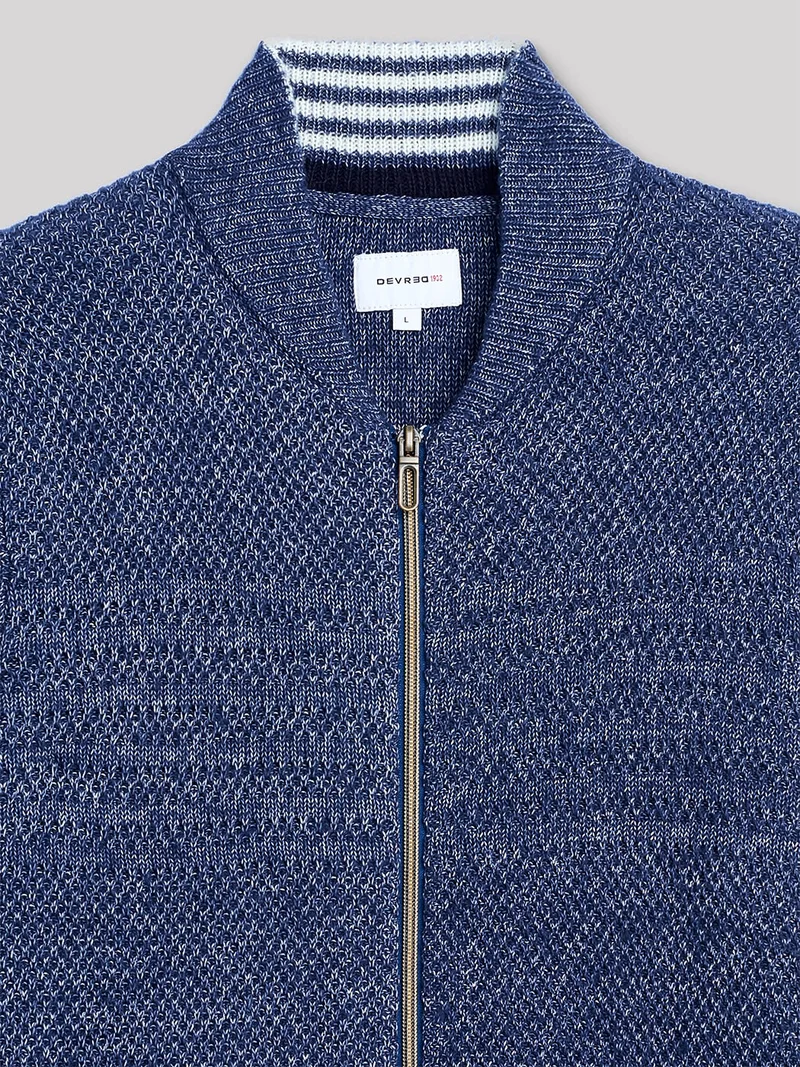 Cardigan col teddy