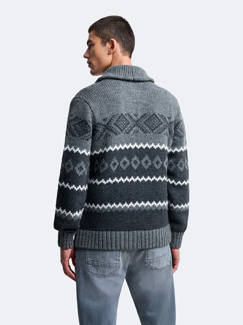 Cardigan zippé