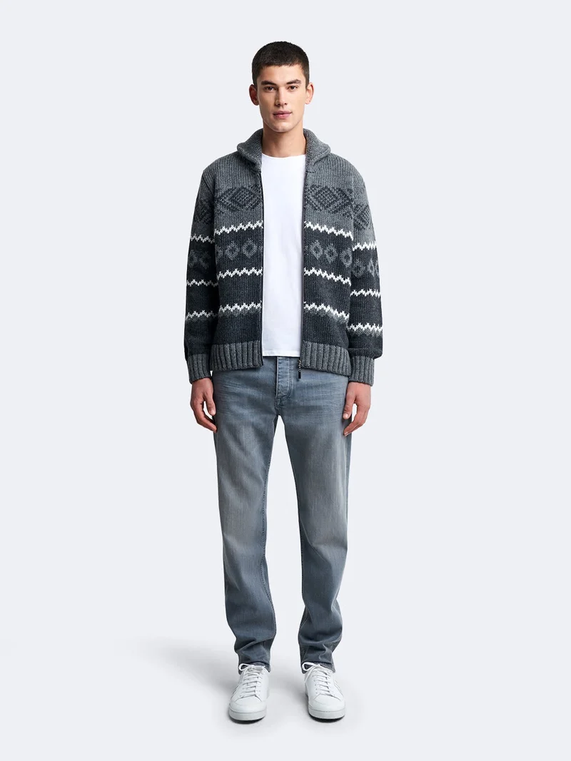 Cardigan zippé