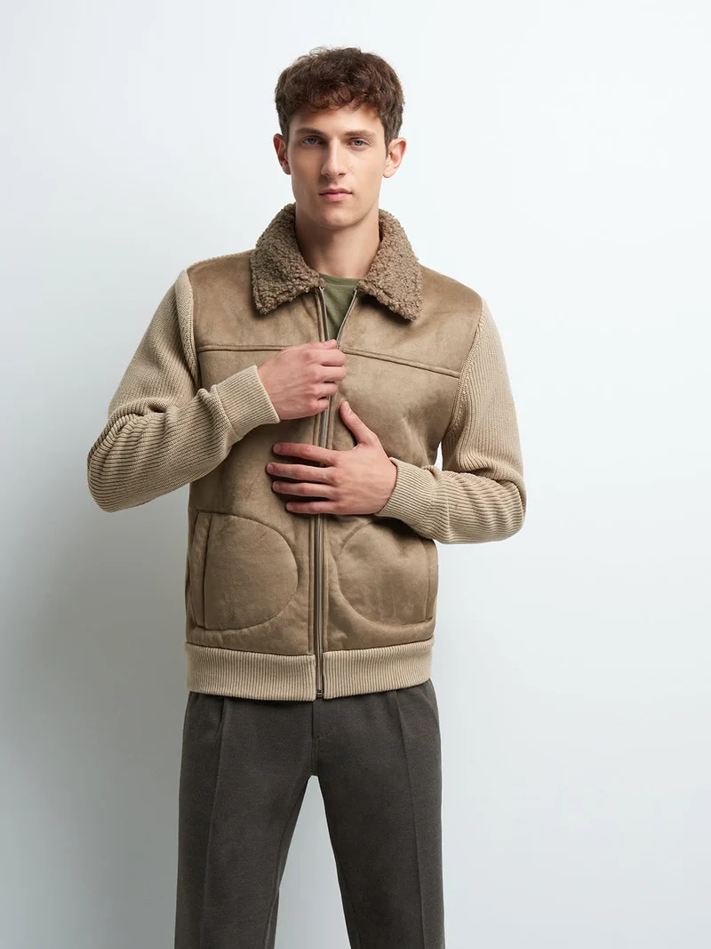 Cardigan zippé