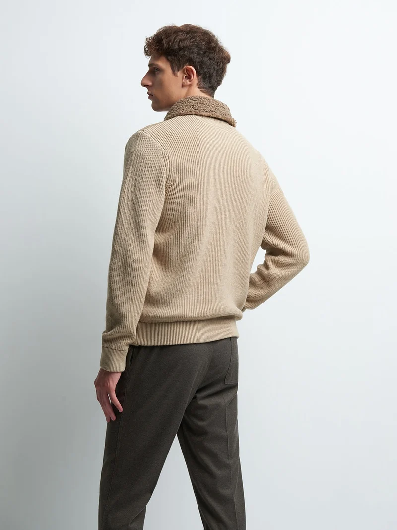Cardigan zippé