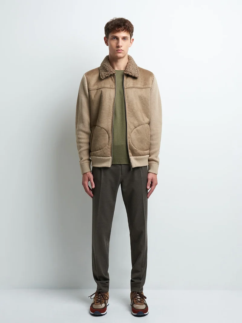 Cardigan zippé