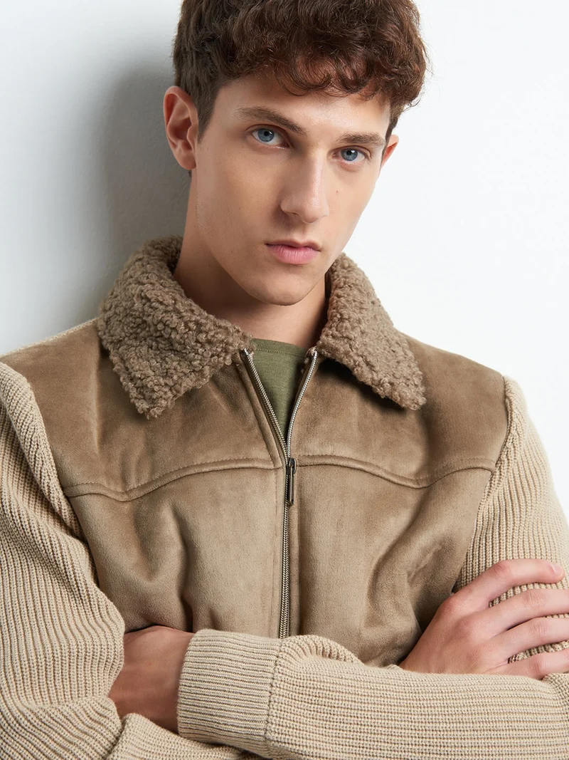Cardigan zippé