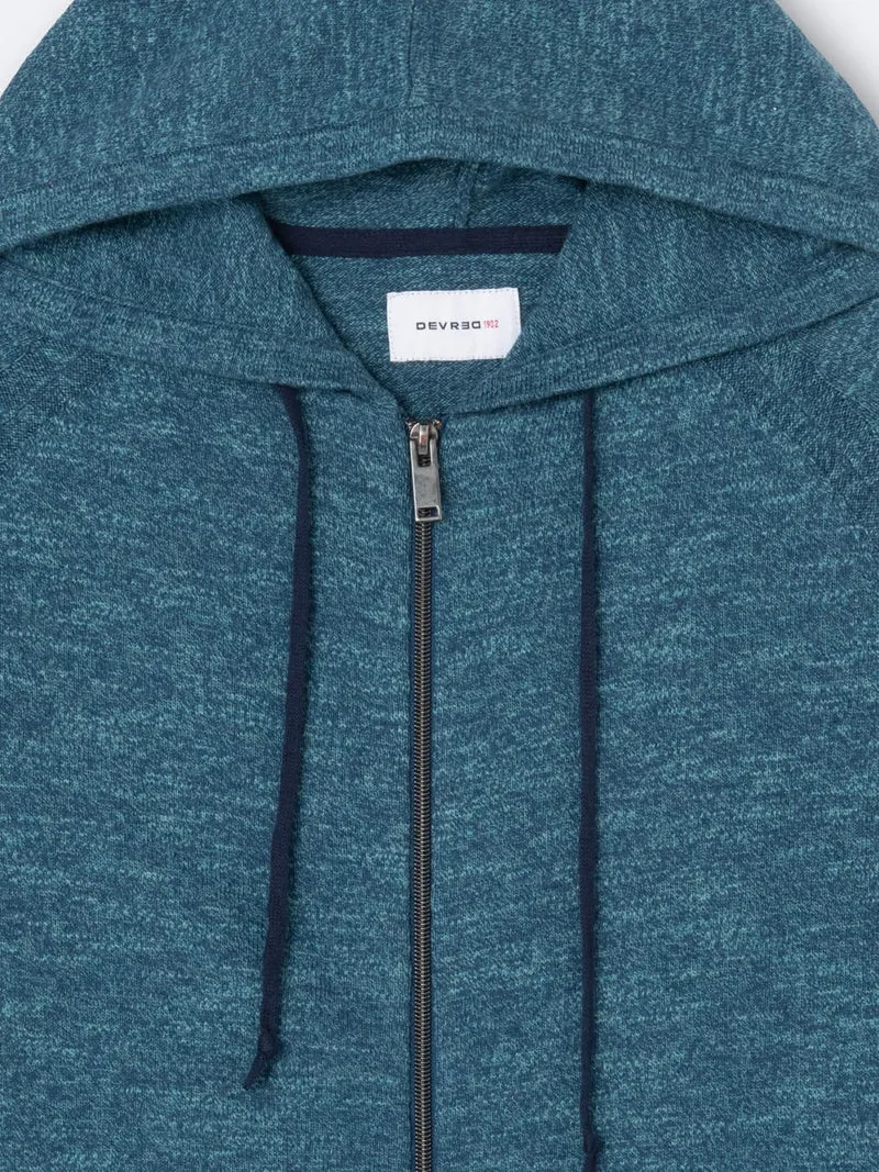 Cardigan à capuche 100% coton