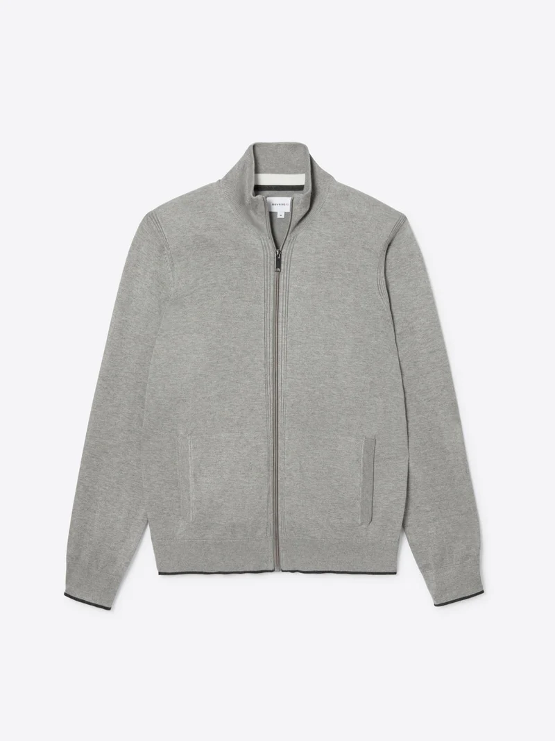 Cardigan zippé 100% viscose certifiée