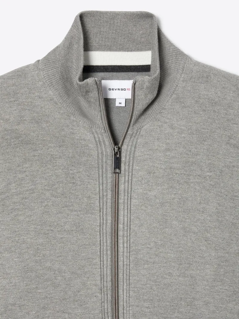 Cardigan zippé 100% viscose certifiée