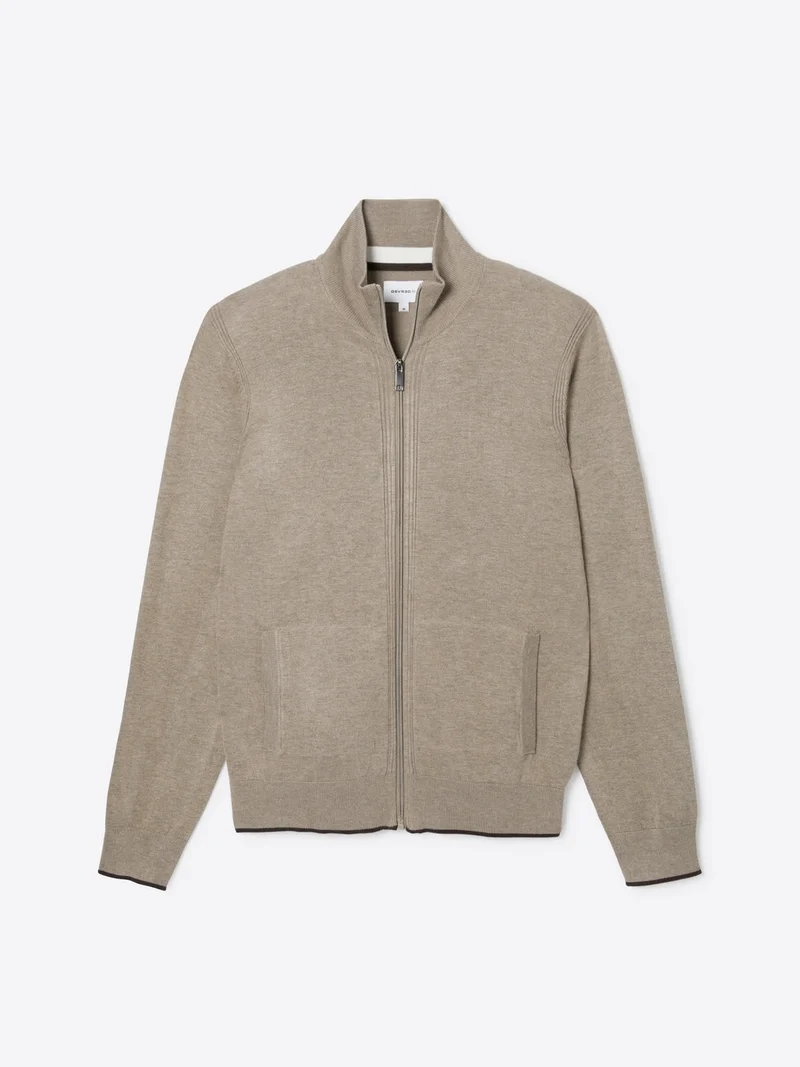 Cardigan zippé 100% viscose certifiée