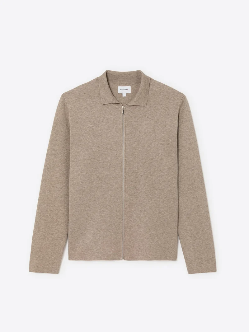 Cardigan à col chemisier