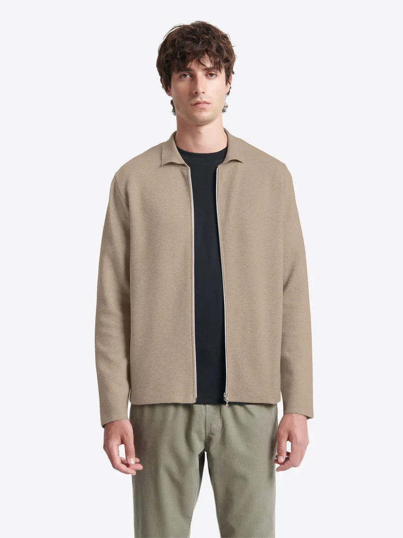 Cardigan à col chemisier