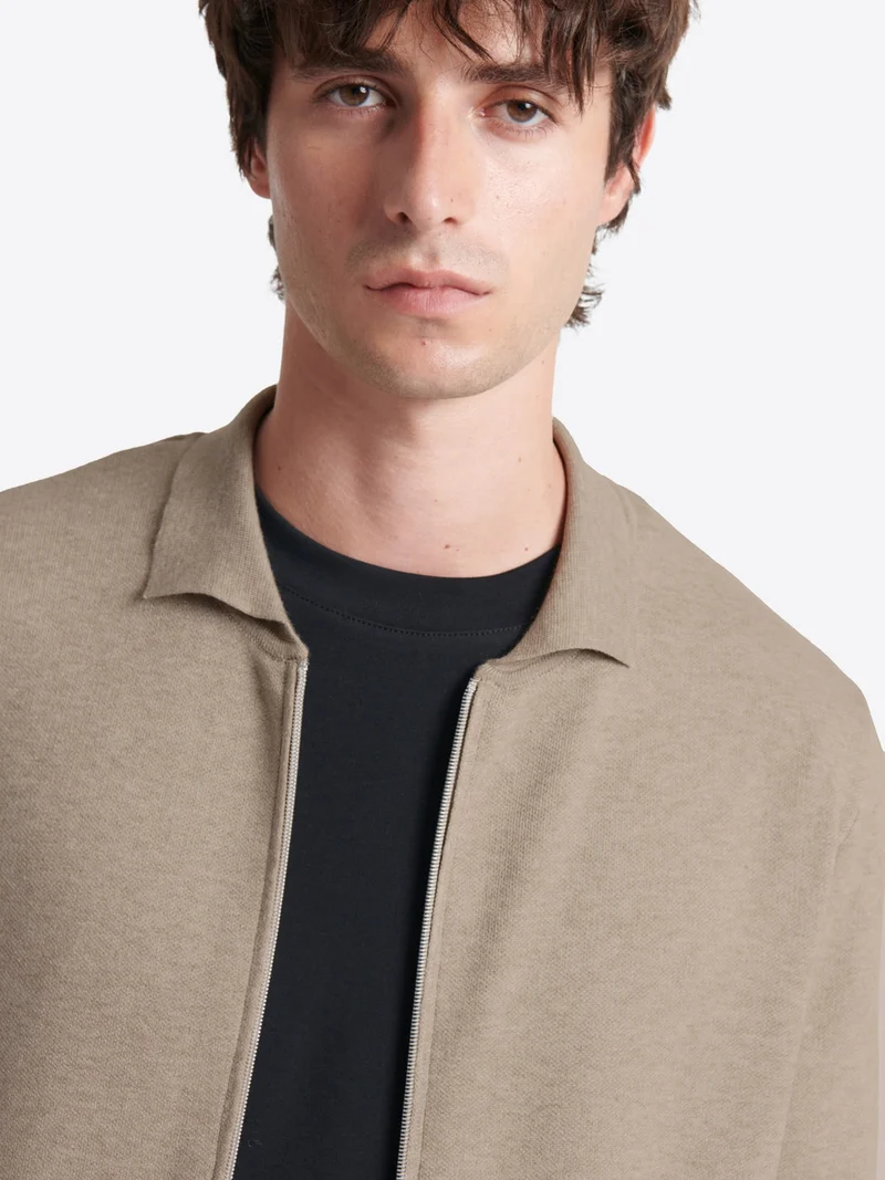 Cardigan à col chemisier
