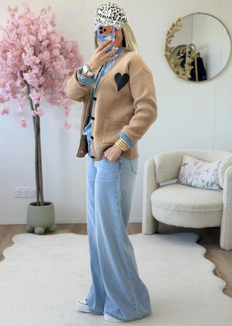 Gilet Nathan camel
