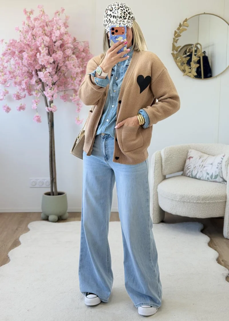 Gilet Nathan camel