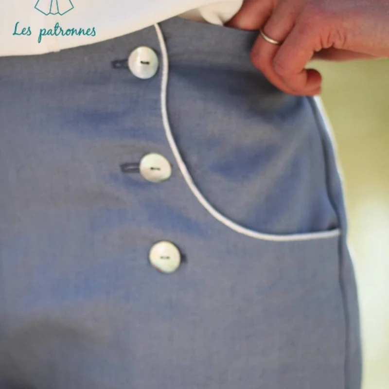 PATRON DE COUTURE PDF | Short Titouan | Les Patronnes | BILINGUE (FR/EN)