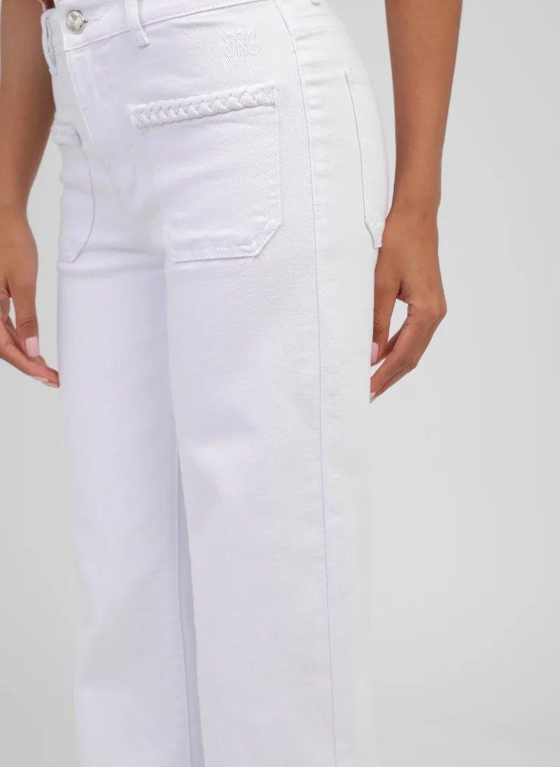 PANTALON PITRESS blanc