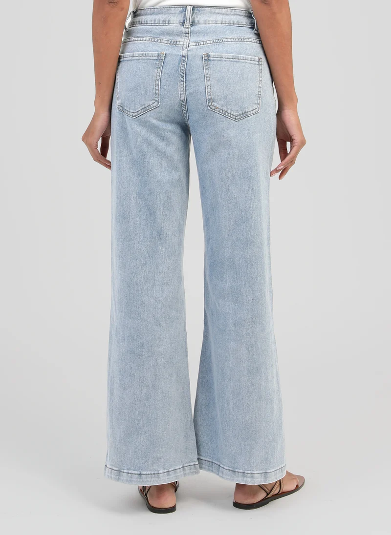 PANTALON PAFLI bleu