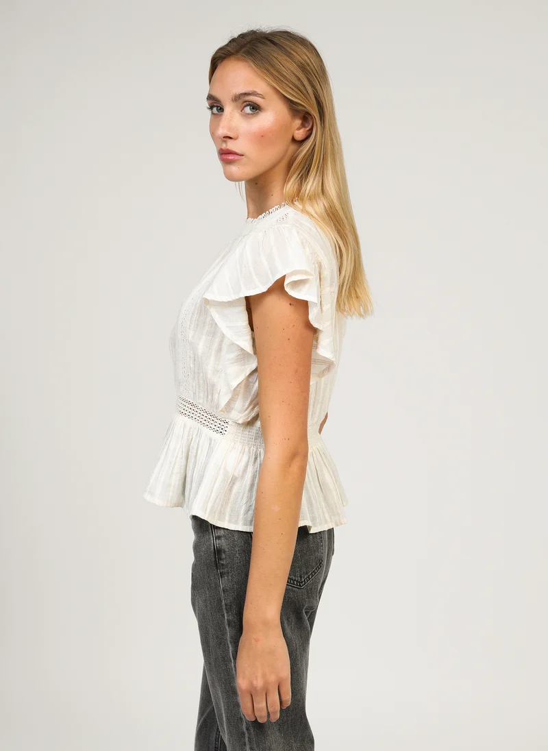 BLOUSE SALEKA ecru