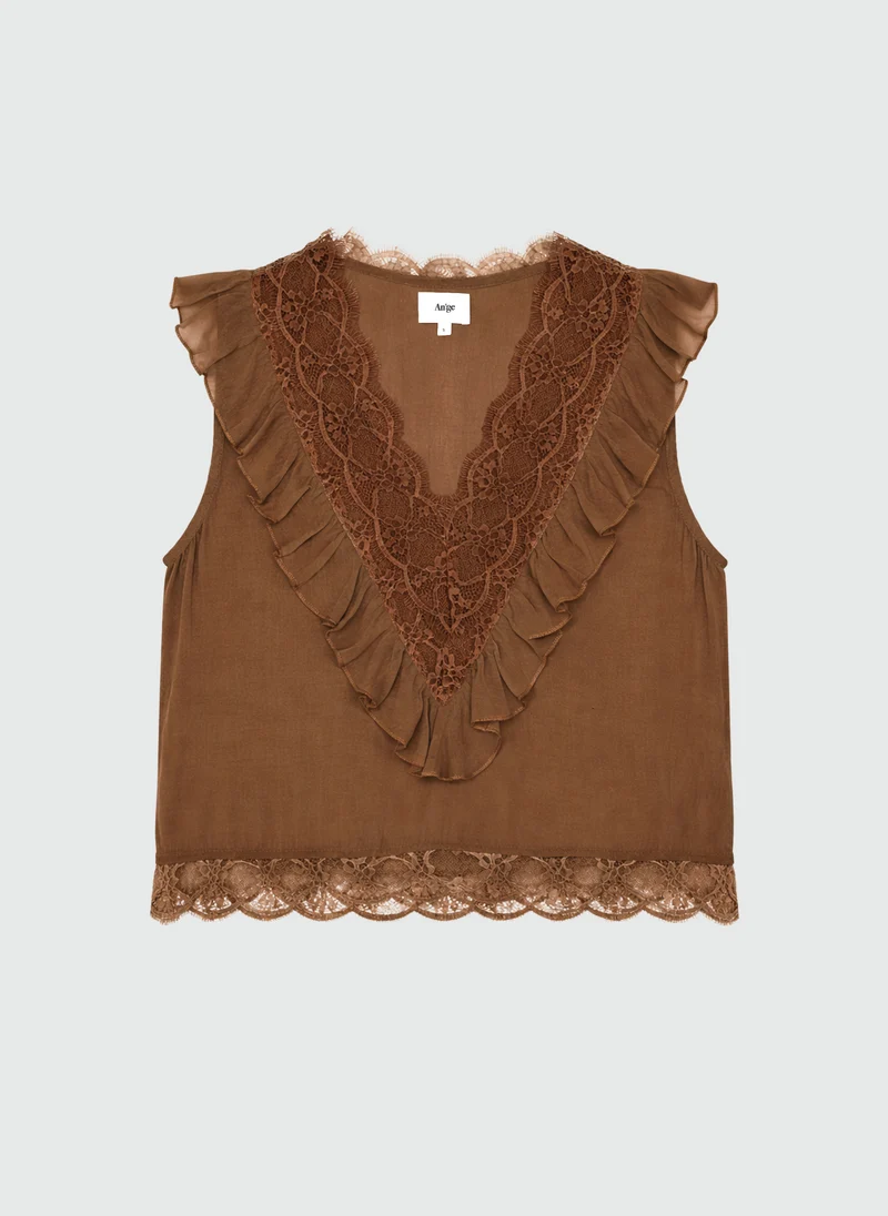 DEBARDEUR SAVILMA marron