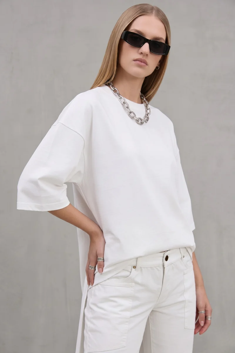 Beatrix|Tencel T-Shirt Train Top