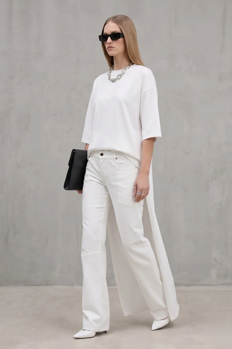 Beatrix|Tencel T-Shirt Train Top