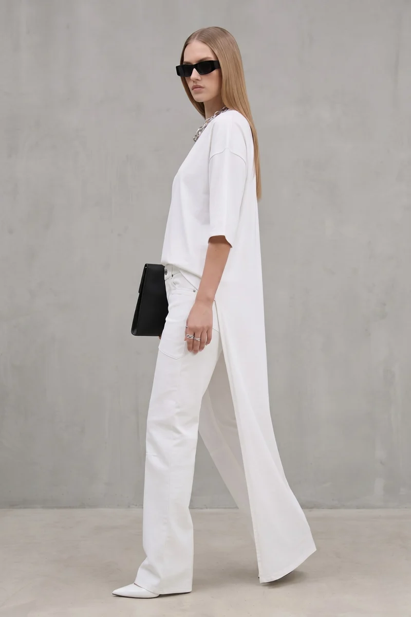 Beatrix|Tencel T-Shirt Train Top