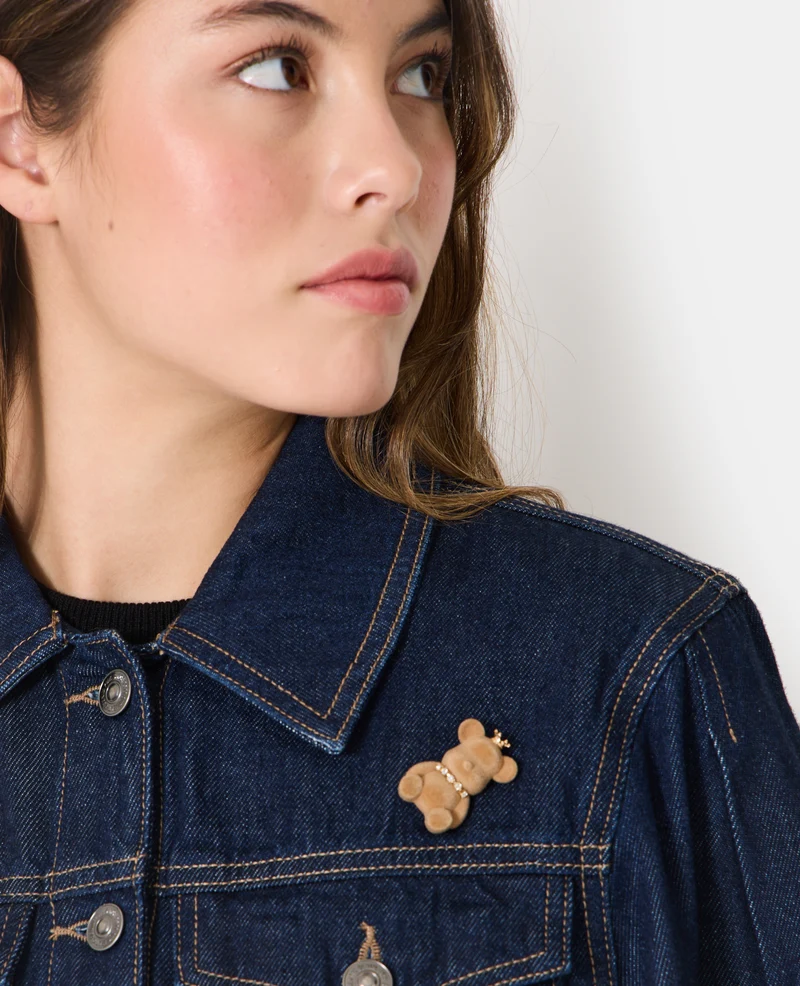 Lot de 4 pin's Nounours avec strass