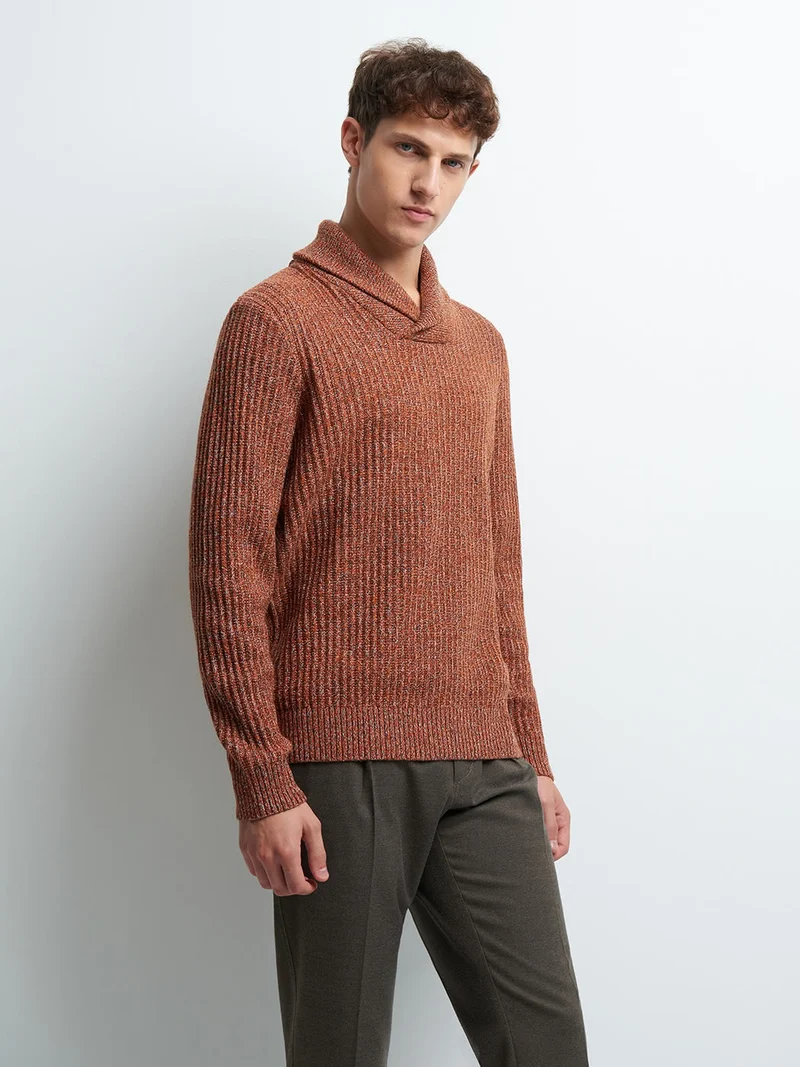 Pull col châle