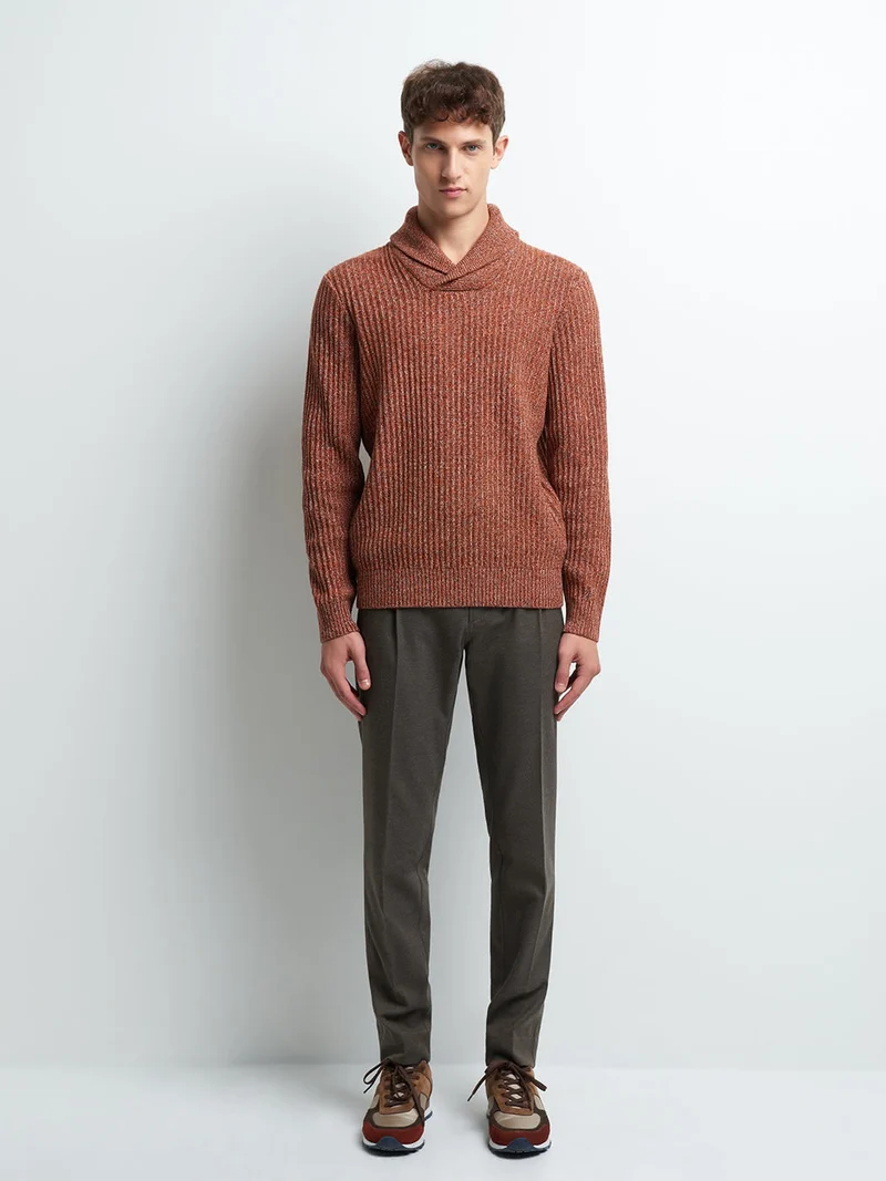 Pull col châle