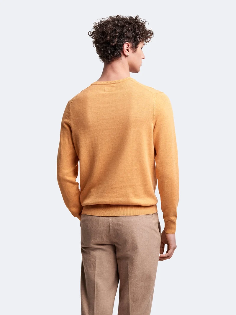 Pull col V en coton bio