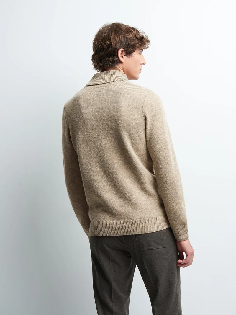Pull col châle