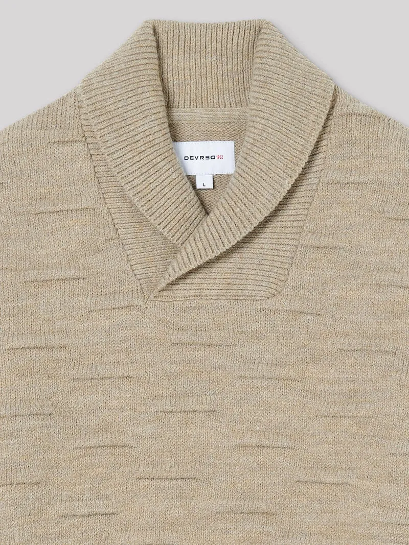 Pull col châle