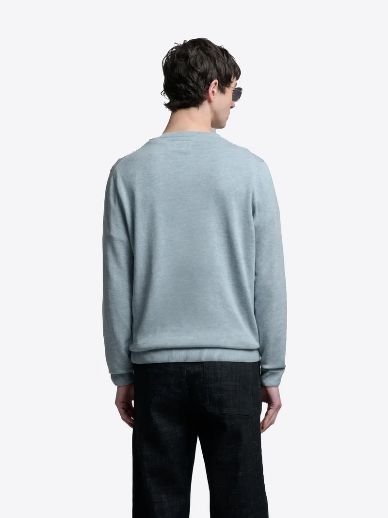 Pull col V en coton bio